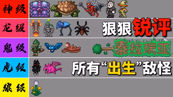 狠狠锐评泰拉瑞亚所有