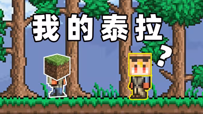 当你在我的世界里玩「泰拉瑞亚」!!？